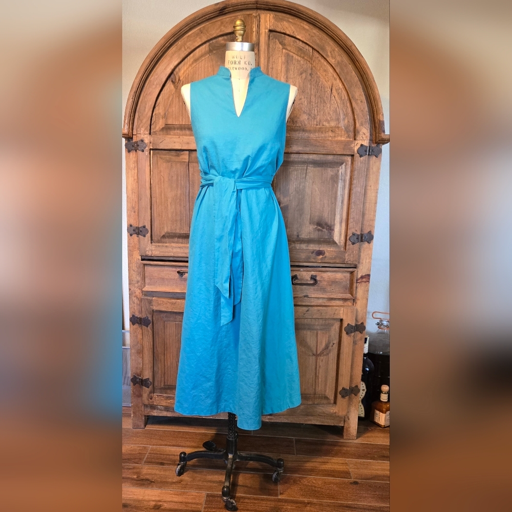 Anne Klein Teal Midi Dress